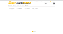 Desktop Screenshot of fabricshielddirect.com